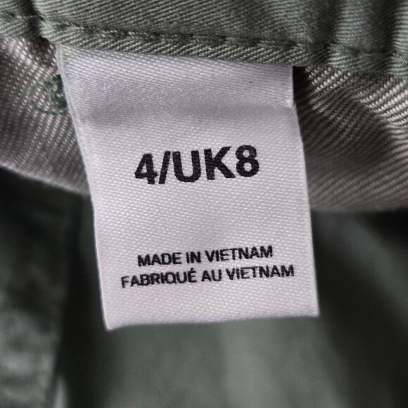 BDG Cargo Carpenter Pant Womens Sz 4 Green Utility Baggy Relaxed Wide Leg Skater - Picture 9 of 13